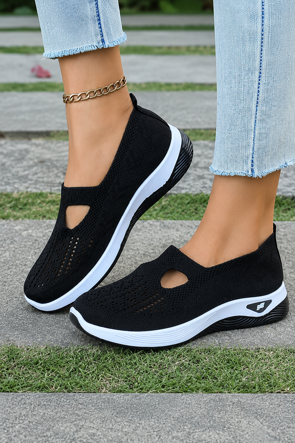 OrthoCloud Women's Orthopedic Slip-On Walking Shoes
