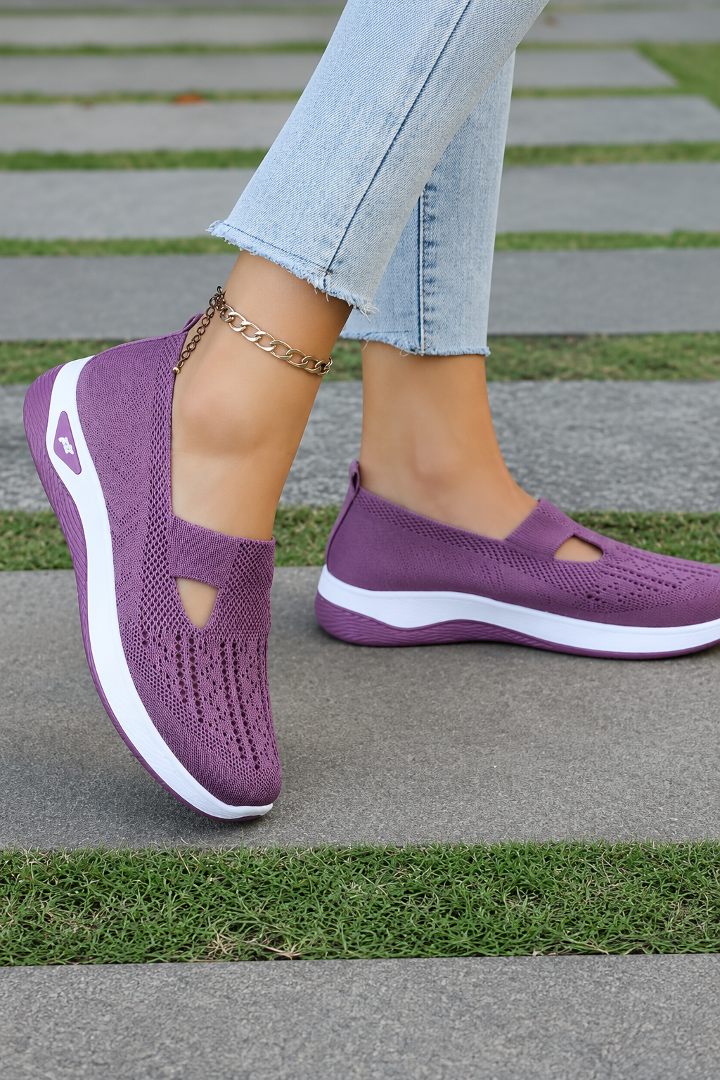 OrthoCloud Women's Orthopedic Slip-On Walking Shoes